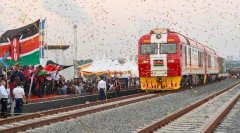 中国承建肯尼亚铁路通车了 总投资38亿美元